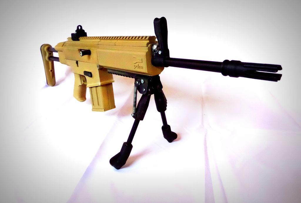 3D Printed Replica Gold Backplate – Airsoft Fake Backplate, Unbranded, New