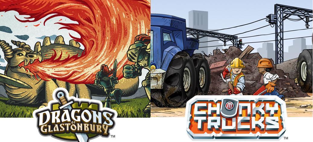 MakerBot Digital Store Releases Dragons of Glastonbury Chess Set & Chunky Trucks Collection