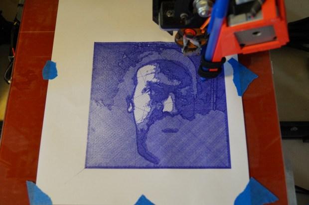 3D To 2D Using A 3D Printer To Draw In 2D 3DPrint The Voice Of 