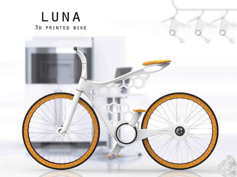Luna, la bicicletta personalizzabile stampata in 3D