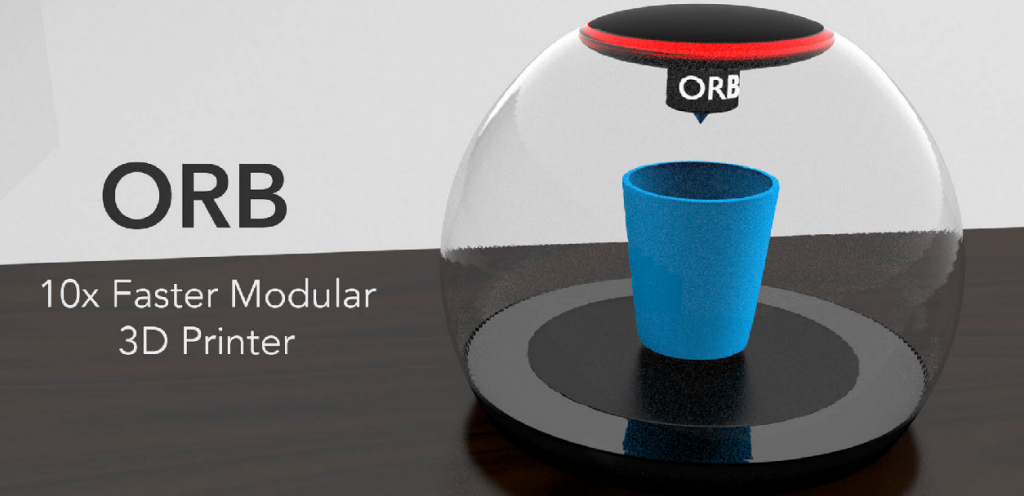 ORB 3D Stampante 3D 10 volte più veloce di Macchine Tradizionali