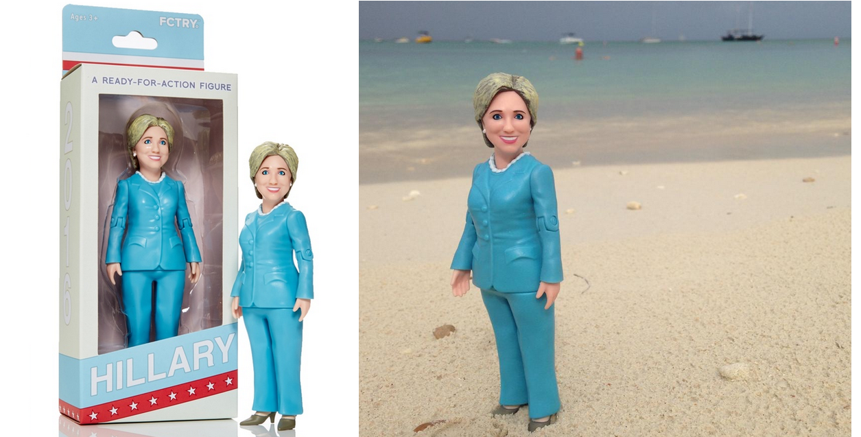 Hillary Clinton Ready For Action Figure
