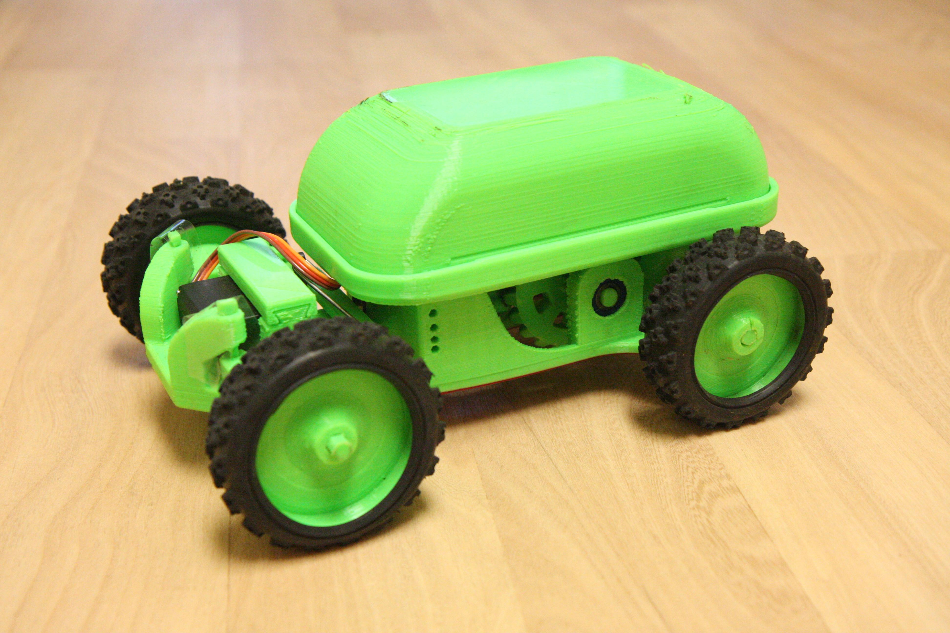 Screwless 3D Printable Remote Control Car Is Unveiled