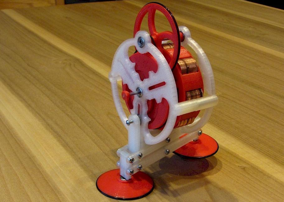 3D Printed Gyroman Toy.