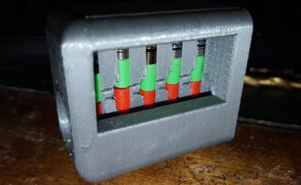 Learn How A Modern Door Lock Works With This 3D Printable Pin Tumbler 