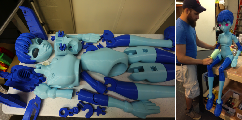 3DKitbash & Bold Machines Unveil A Life-Sized 3D Printed Quin Doll