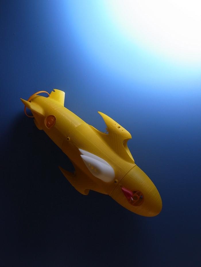 3D Printed RC Submarine.