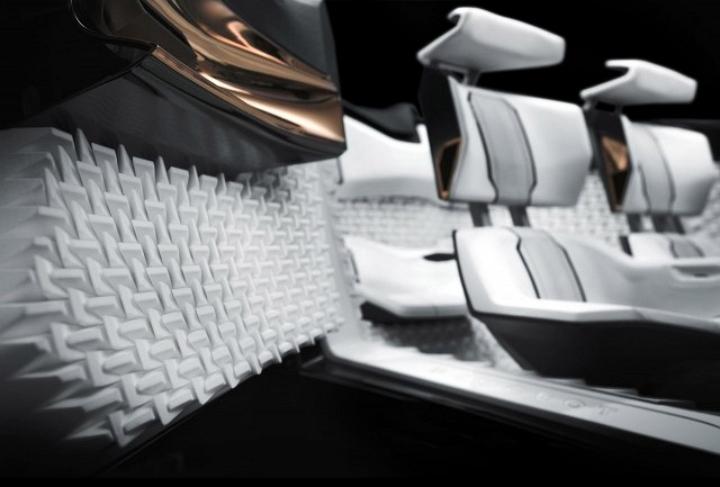Peugeot Fractal Concept Car Features A Wild 3D Printed Interior