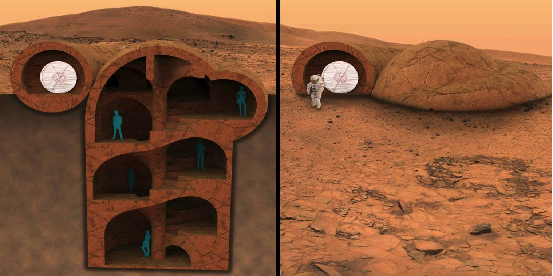 The RedWorks Mars habitat.