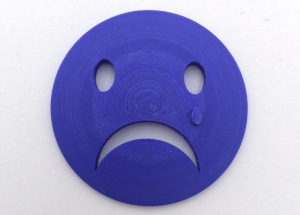 Sad face by Thingiverse user Loubie. 