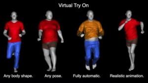 3D avatars can be utilized to virtually try on clothing. 