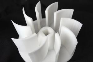 Component 3D printed via Ingeo 3D860.