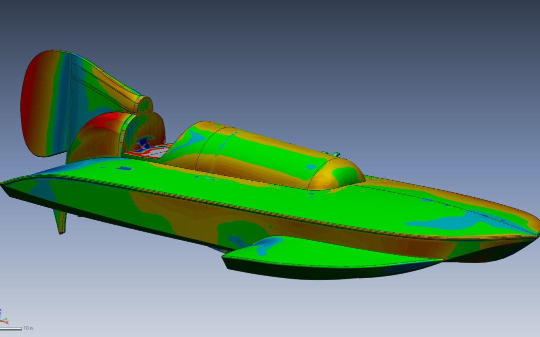 EMS Uses Surphaser 100HSX to Scan Guy Lombardo's Vintage Tempo V Hydroplane
