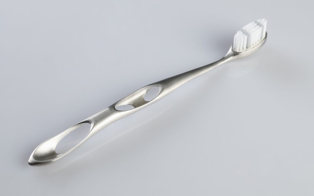 Luxury Meets Dental Hygiene with Zare's 3D Printed Metal Toothbrush