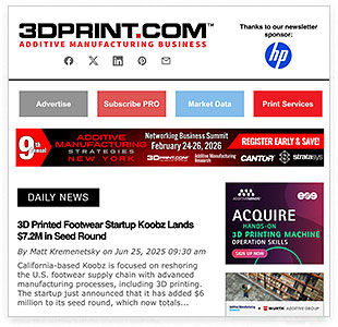 Newsletter screenshot