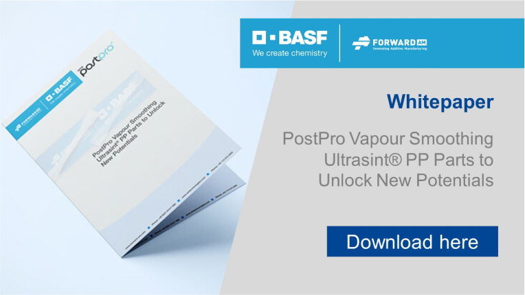PostPro Vapour Smoothing Ultrasint® PP Parts to Unlock New Potentials