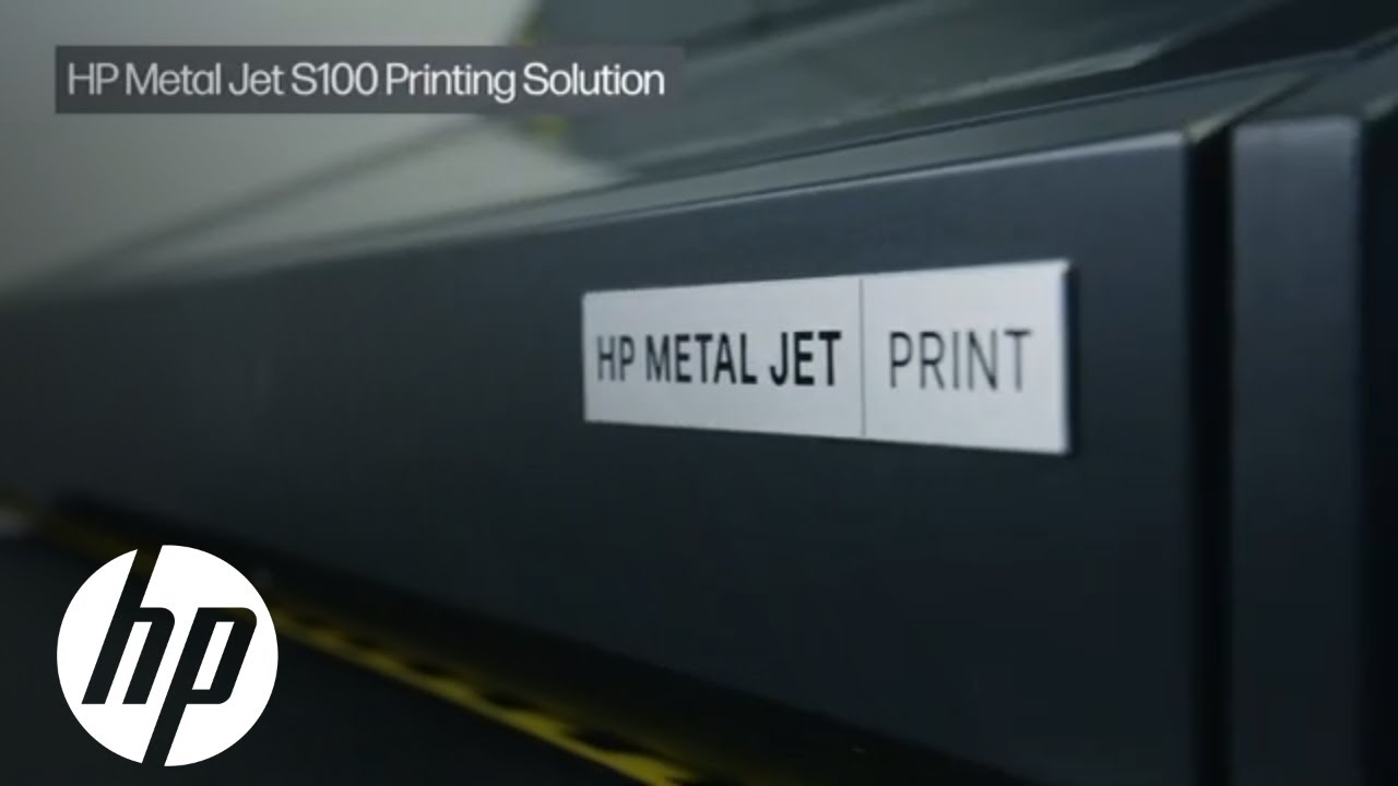 HP 3D Metal Jet: Virtual demo video Labs