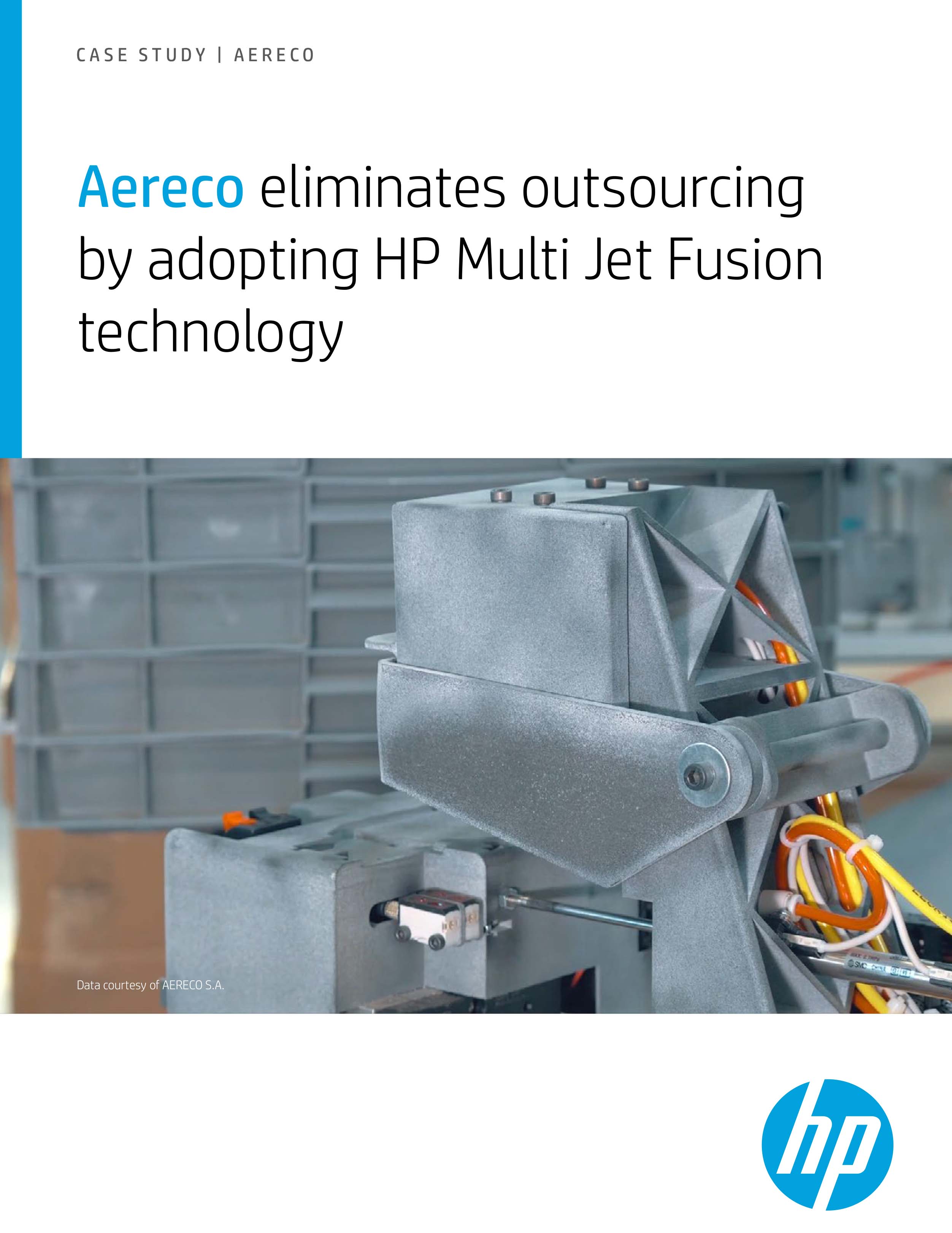 Aereco eliminates outsourcing by adopting HP Multi Jet Fusion technology