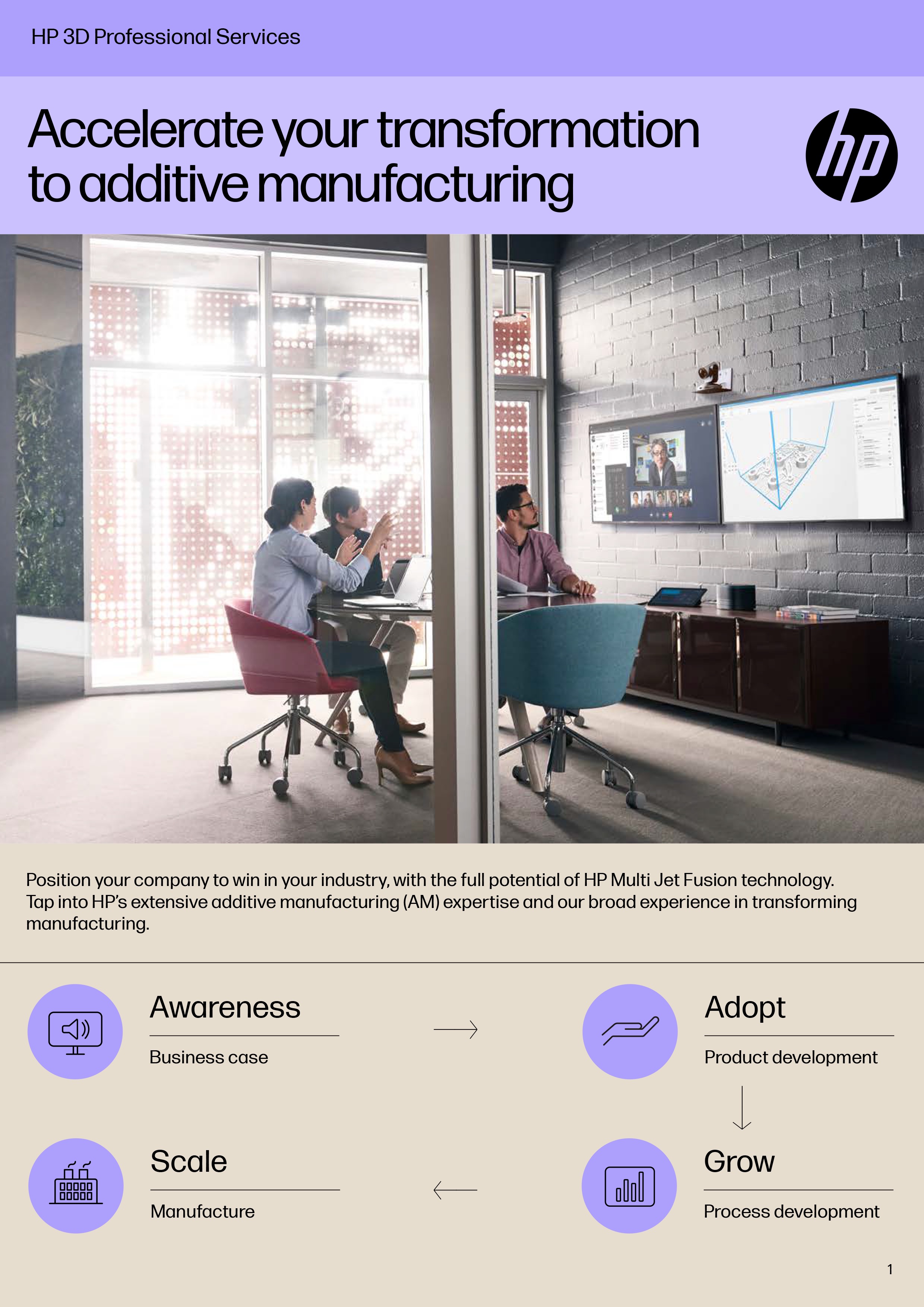 HP 3D Professional Services Brochure