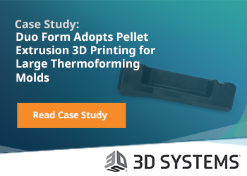 Pellet Extrusion 3D Printing for Thermoforming