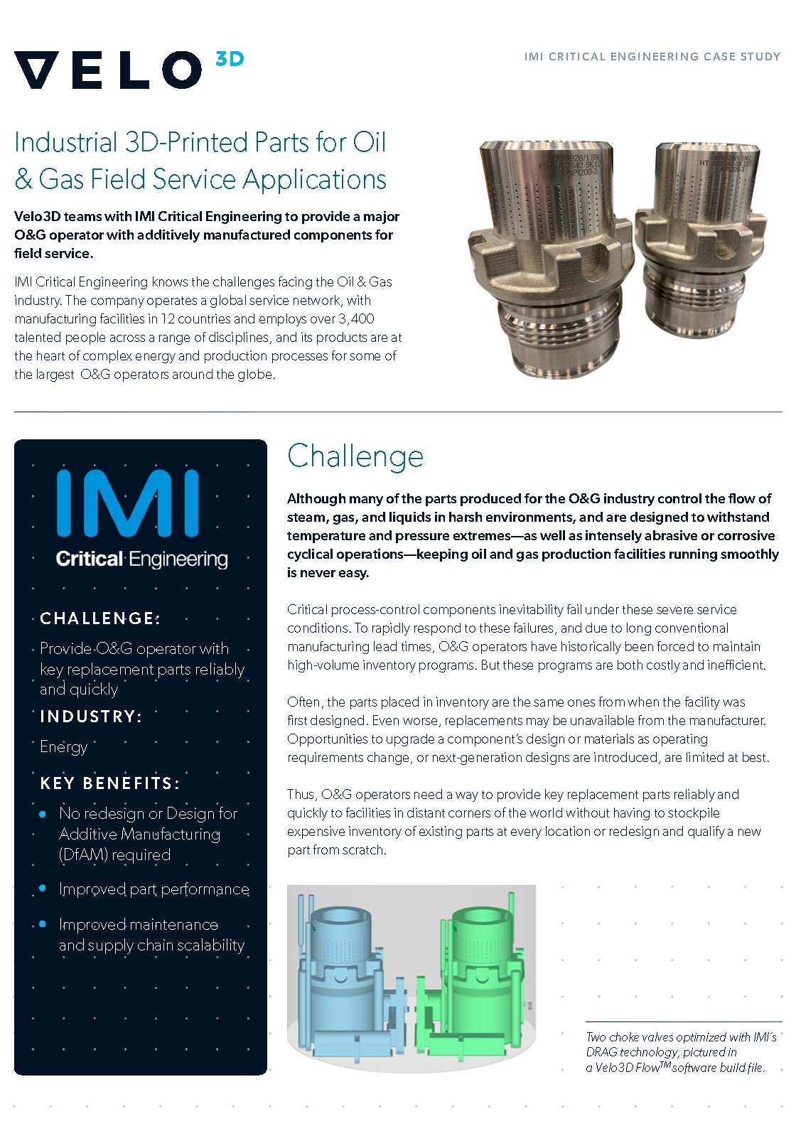 Industrial 3D-Printed Parts for Oil & Gas Field Service Applications