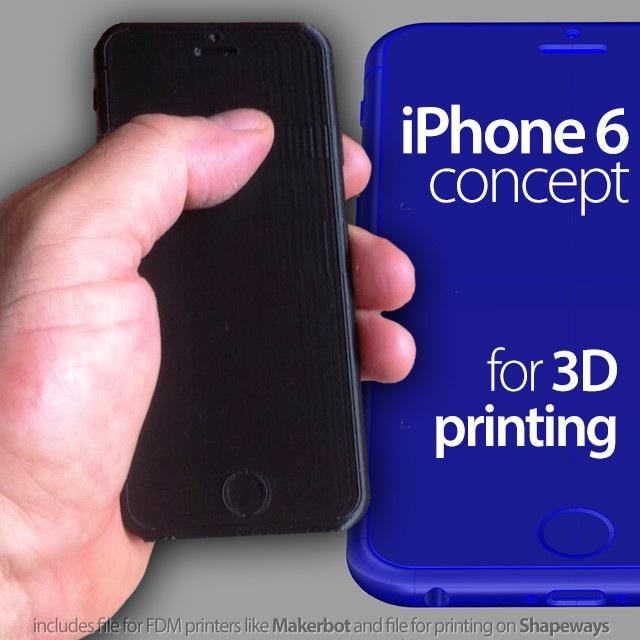 Exterior Of Iphone 6 3d Printed Based On Leaked Drawings 3dprint Com The Voice Of 3d Iphone 6 3d Print Template