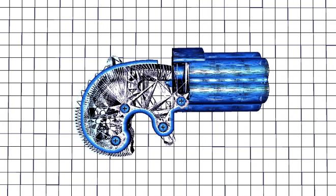 The Reprringer, 3D printed Revolver