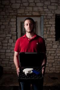 Defense Distributed Founder with 3D Printed Firearm 'The Liberator'