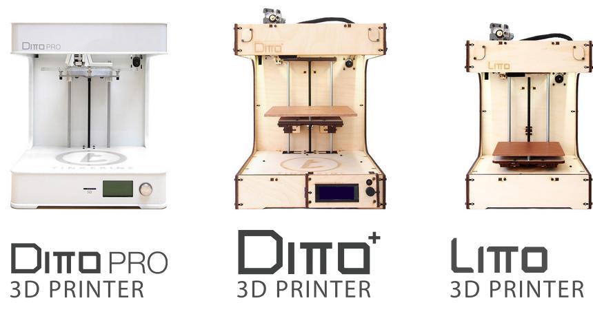 Tinkerine's Lineup of 3D Printers