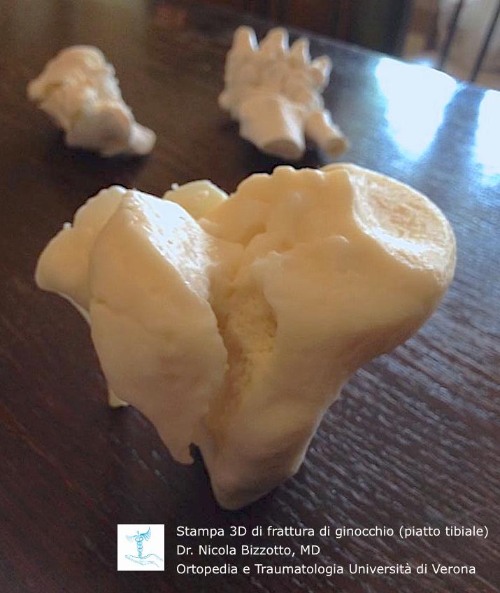 A 3D printed bone replica