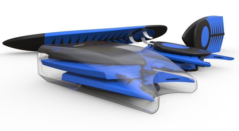The Fishbone Paddle Board and it's Quad-fold technology.