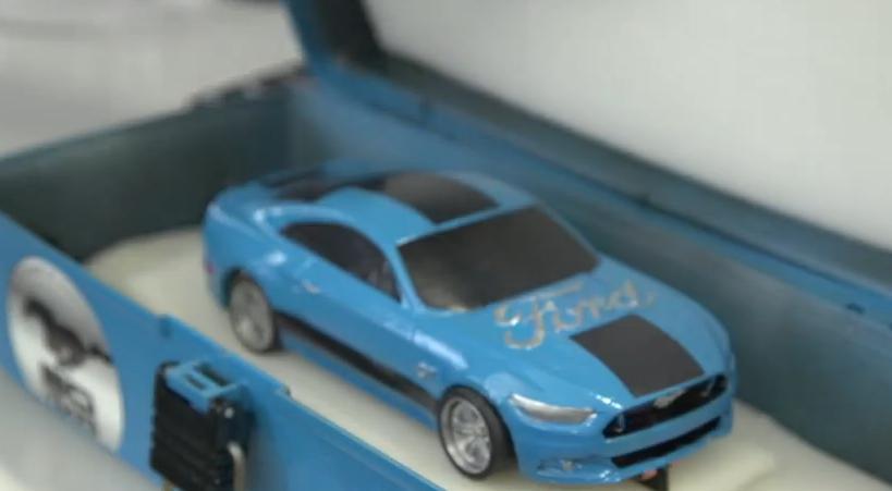Ford 3D Prints 2015 Mustang Slot Car For International Race 3DPrint
