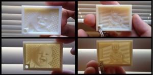 Amazing 3D Printed Lithophane Key Chains Created by 'Print 3D For Me ...