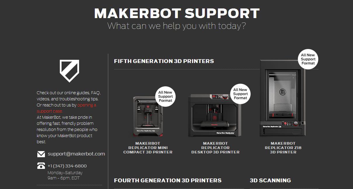 MakerBot's Support Knowledge Base