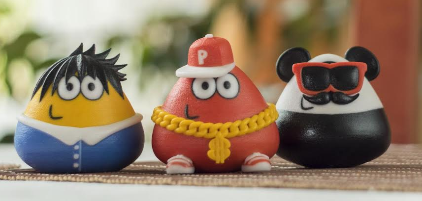 Pou Costumizable 3D model 3D printable