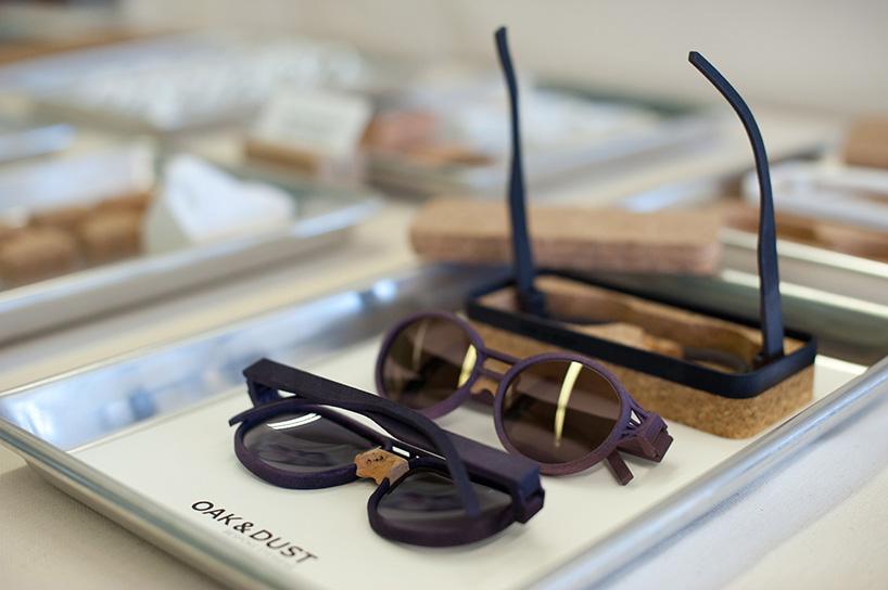 Oak and Dust line of 3D-printed eyewear.