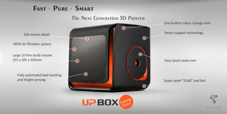 UP BOX 3D Unveiled by Tiertime, And it is Feature Rich - 3DPrint.com | The Voice 3D Printing / Additive Manufacturing