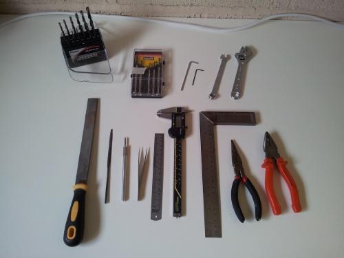 Tools required to build the Omerod 2 3D Printer