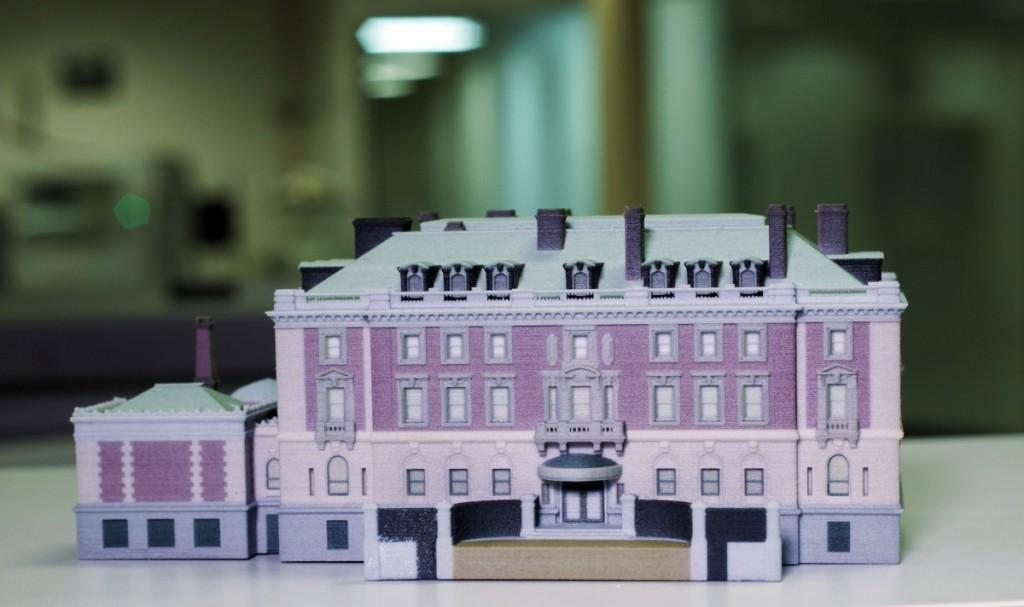 3D Printed Replica of Andrew Carnegie Mansion