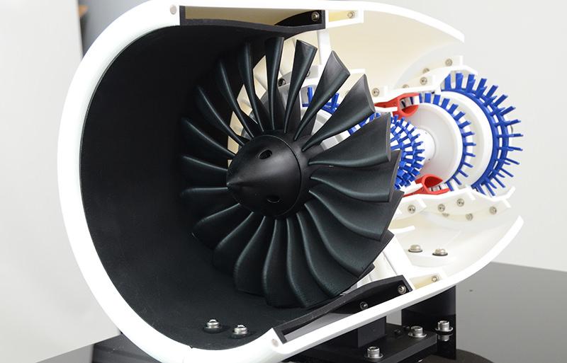 Japanese Company 3D Prints a Large Working Jet Engine Replica 3DPrint