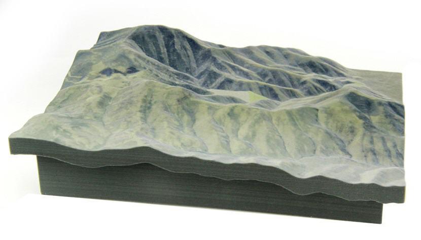 Minebridge Teams With Whiteclouds To 3d Print Topography Maps For