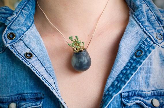 planter necklace