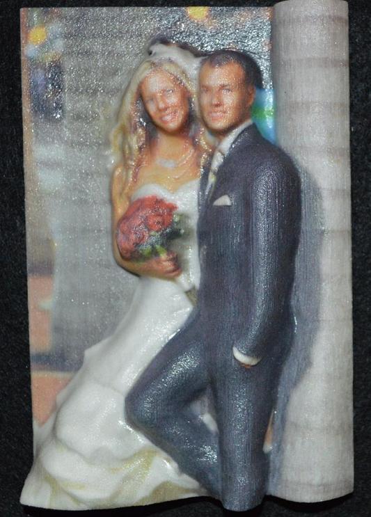 My 3D Printed Wedding Photo by CoKreeate (Whitney and I)