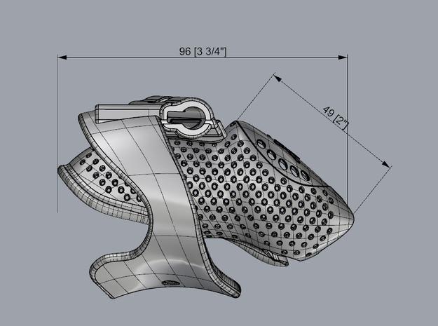 3D Printed Male Chastity Device Prototype: Personal toy for men.