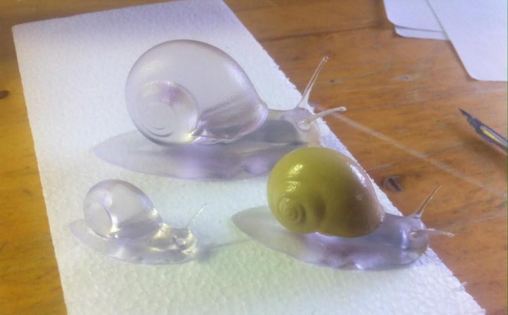 3D Printed Snails Act as CG Doubles in Creation of a Unique TV
