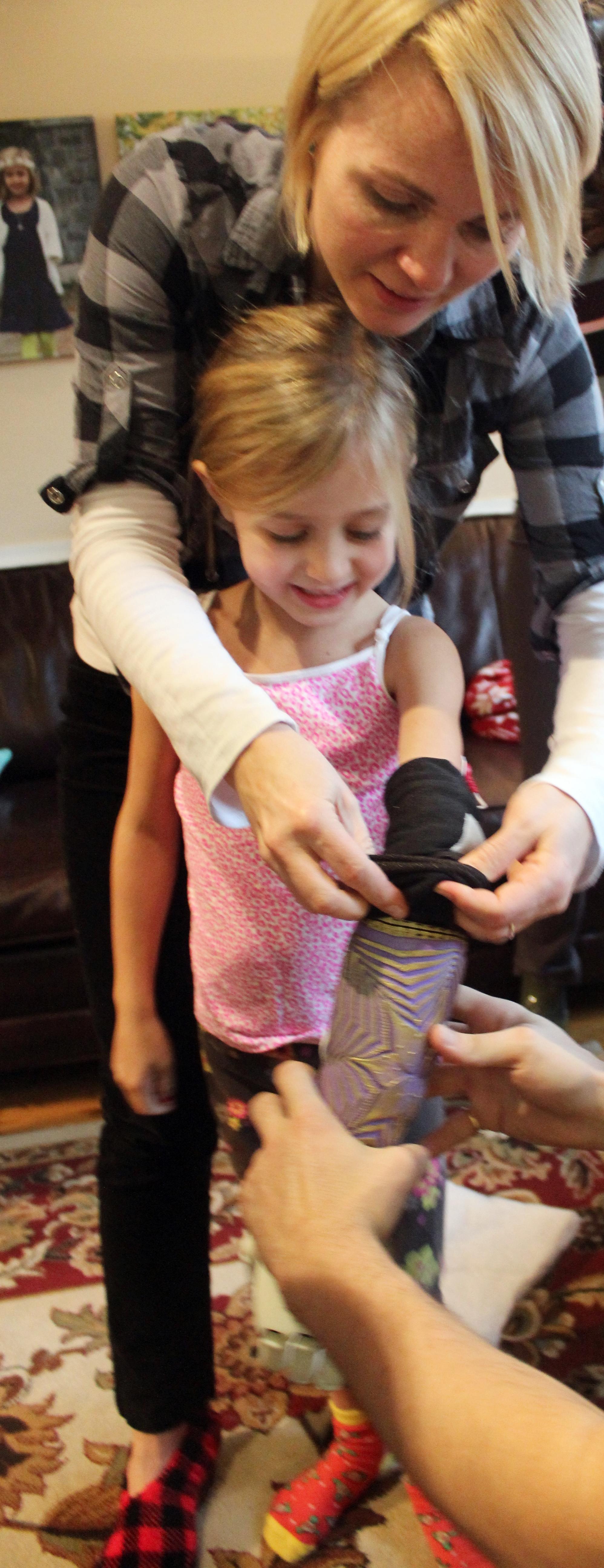 Holiday Miracle 3D Printed Myoelectric Arm Allows Girl to Hug Family