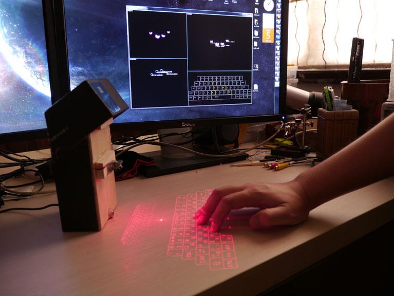 Now You Can 3D Print Your Own Futuristic Laser Keyboard