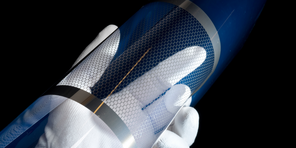 The flexibility possible in graphene based electronics;  Image: