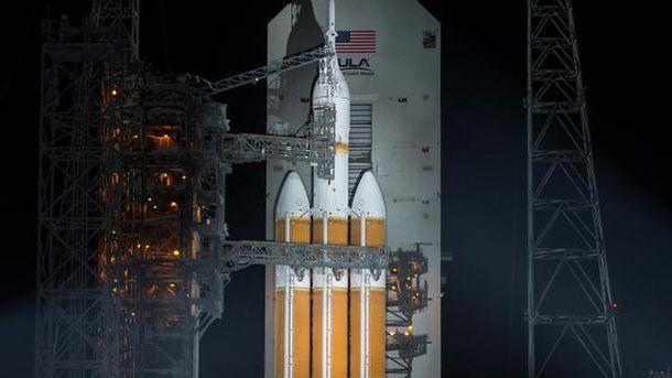 The Orion, in preparation for launch