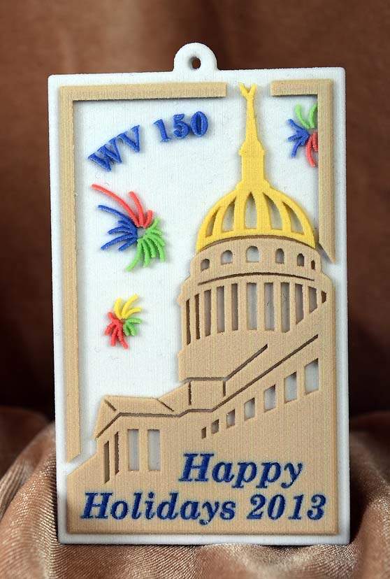 Charleston, WV’s 3D Printed Holiday Ornaments Raise Awareness About
